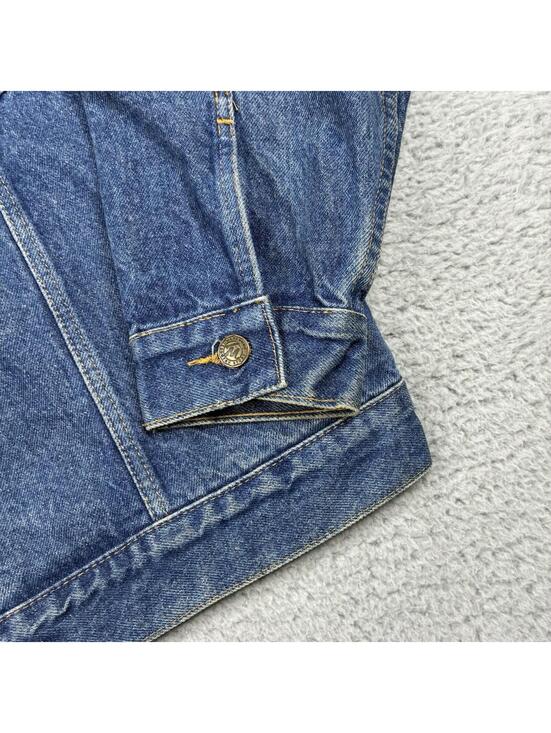 Vintage Marlboro Country Store Denim Trucker Jacket Mens XL 90s Tobacco Promo - Picture 5 of 15